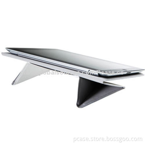 Folio Leather Cases for iPad 2 with Sleep and Wake Up Functions, UV/Rubber Coating